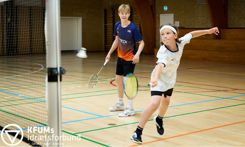 Badmintoncamp på Hellebjerg Idrætsefterskole med KFUMs Idrætsforbund